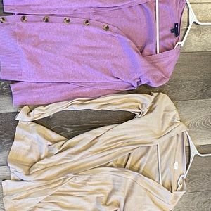 LOT OF 2 cardigans size gap j crew